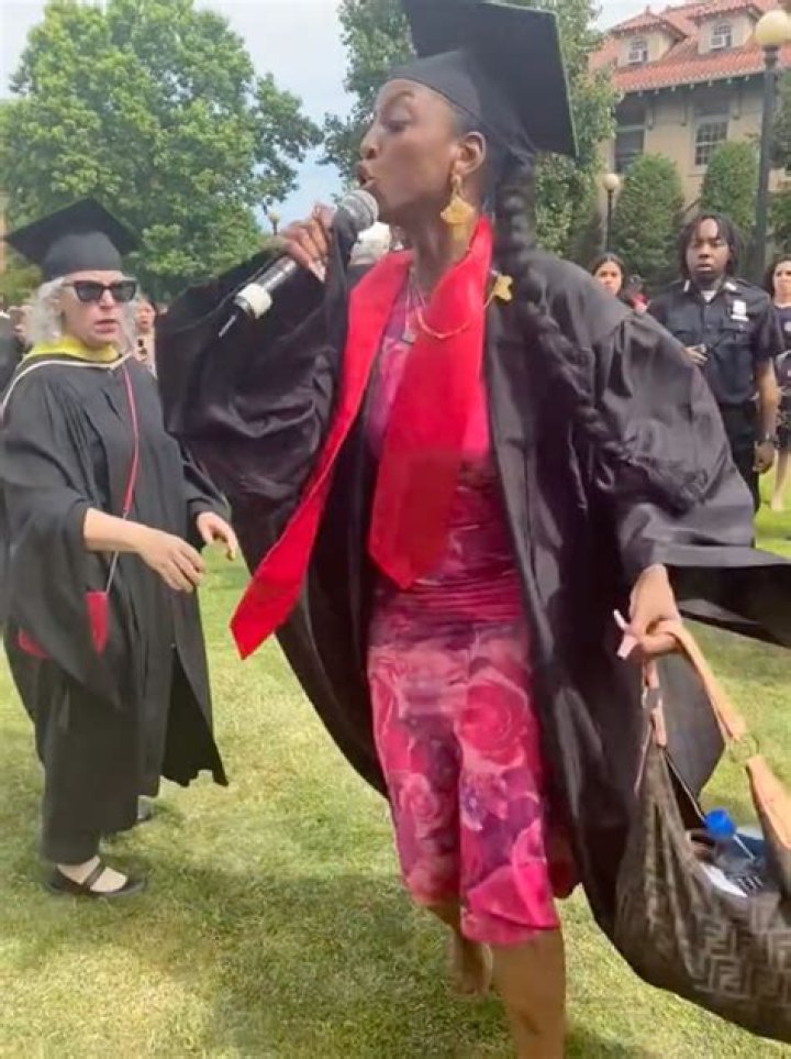 Kadia Iman's Viral Mic Grab: Graduation Controversy