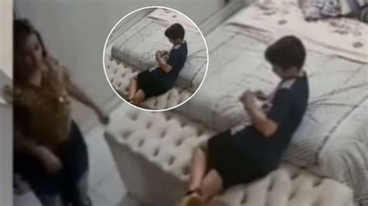 Mom Changing In Front of Kid: Viral CCTV