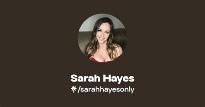 Sarah Hayes OnlyFans Leaks & Content